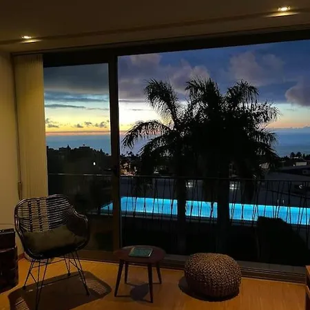 Feel Good Ferienapartment Mit Meerblick Und Pool Santa Úrsula Buitenkant foto