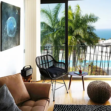 Feel Good Ferienapartment Mit Meerblick Und Pool Santa Úrsula Buitenkant foto