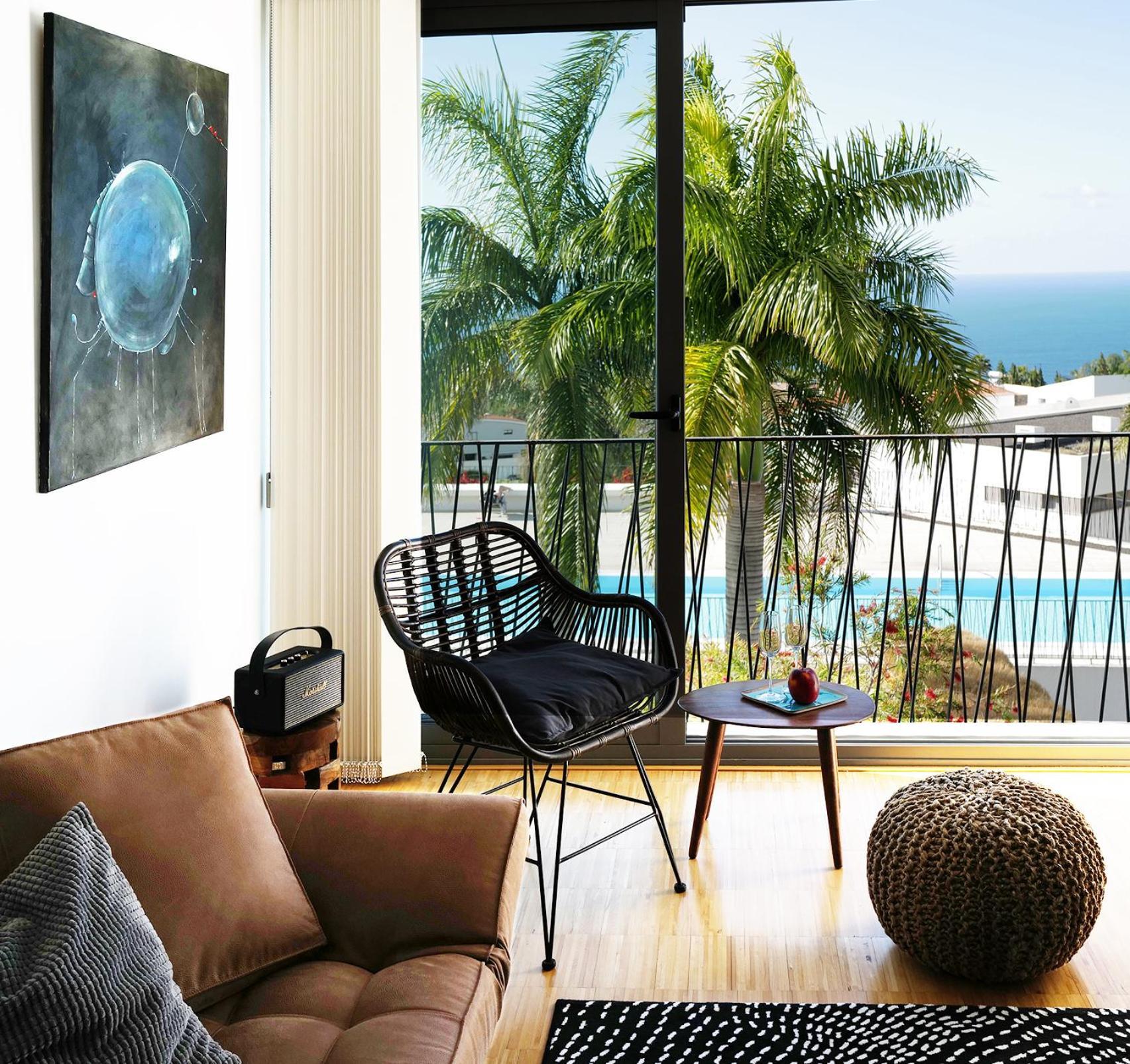Feel Good Ferienapartment Mit Meerblick Und Pool * Santa Ursula (Tenerife)